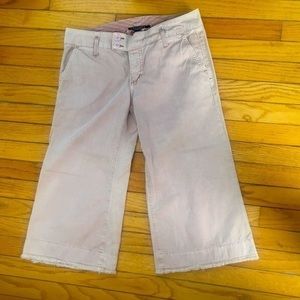 NWT Anthropologie Sanctuary sz 6 rose/tyrie capris